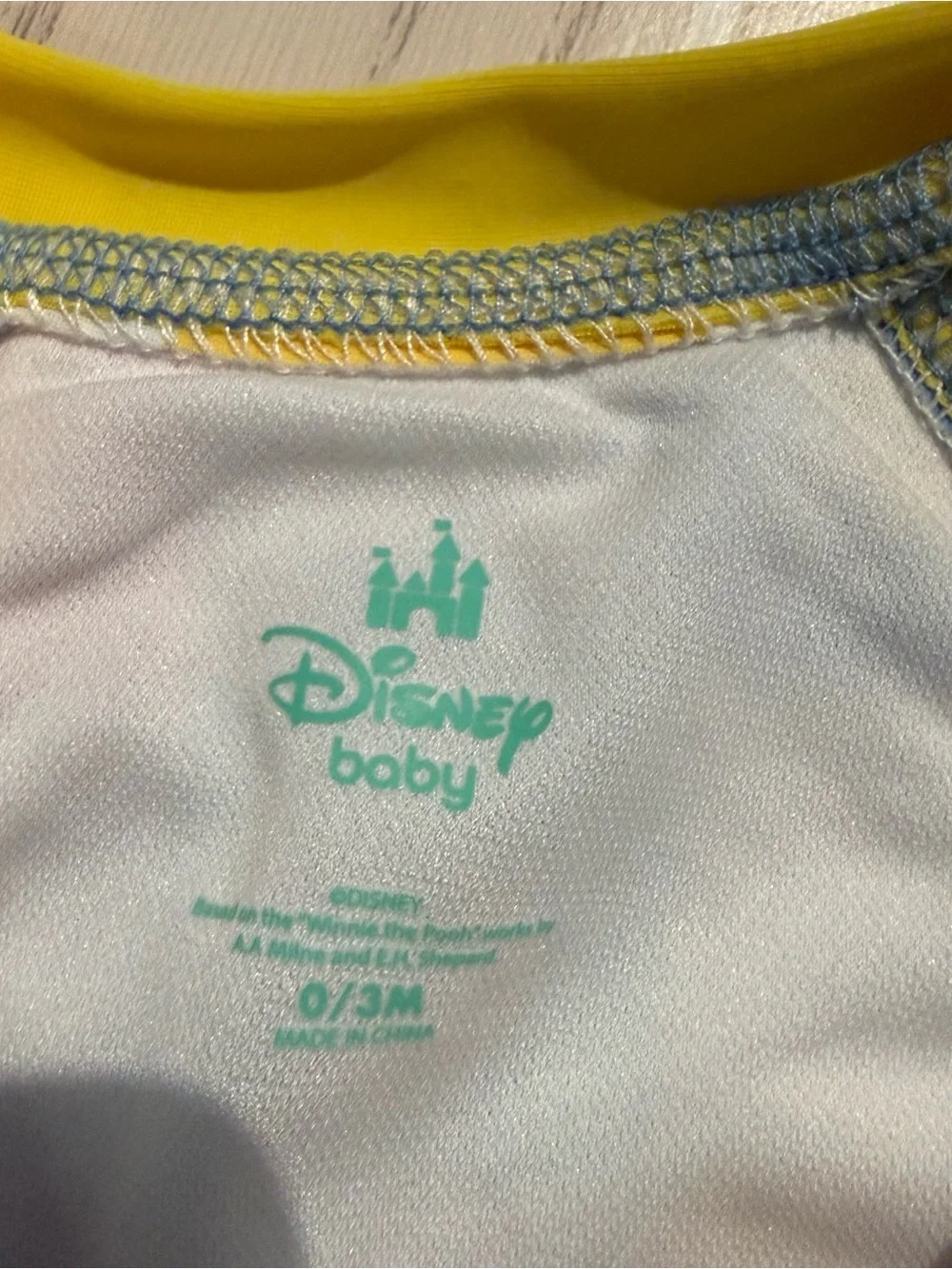 Disney Baby Boys Winnie the Pooh Rash Guard Swimsuit 0-3M NWT